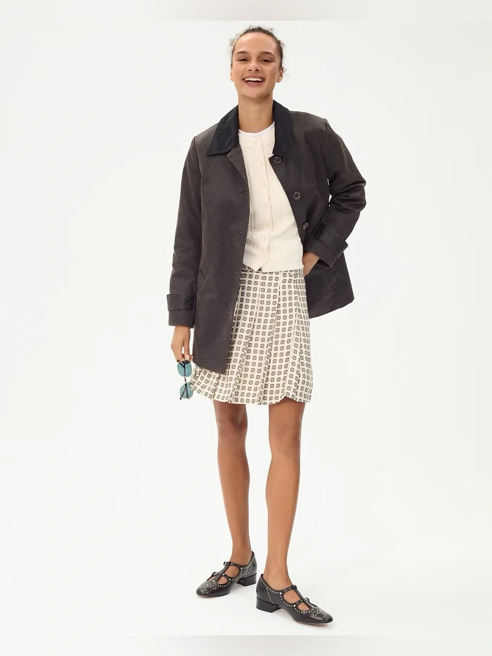 J Crew Coated Barn Jacket NWT